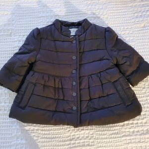 Little Girls Peplum style Winter Coat